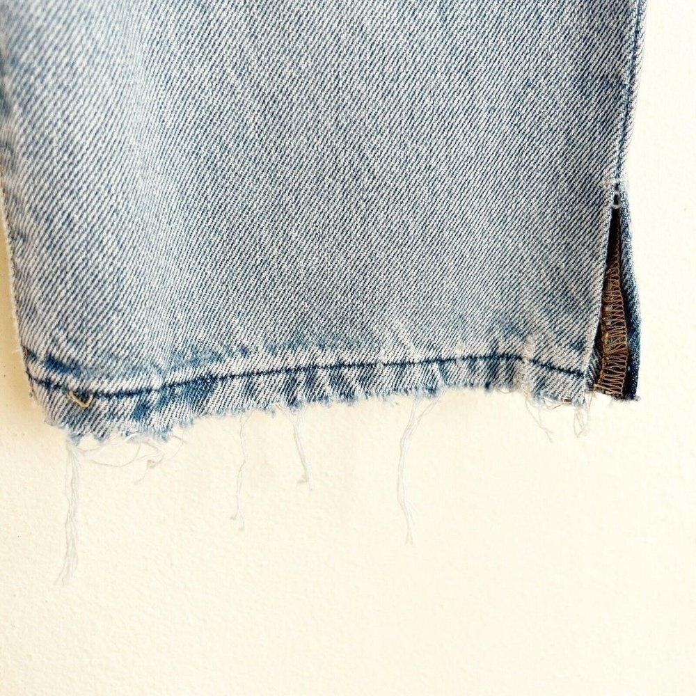 Levi's 501 denim
button fly Jeans side split Straight leg size 32 × 30 Revolve - Picture 11 of 13
